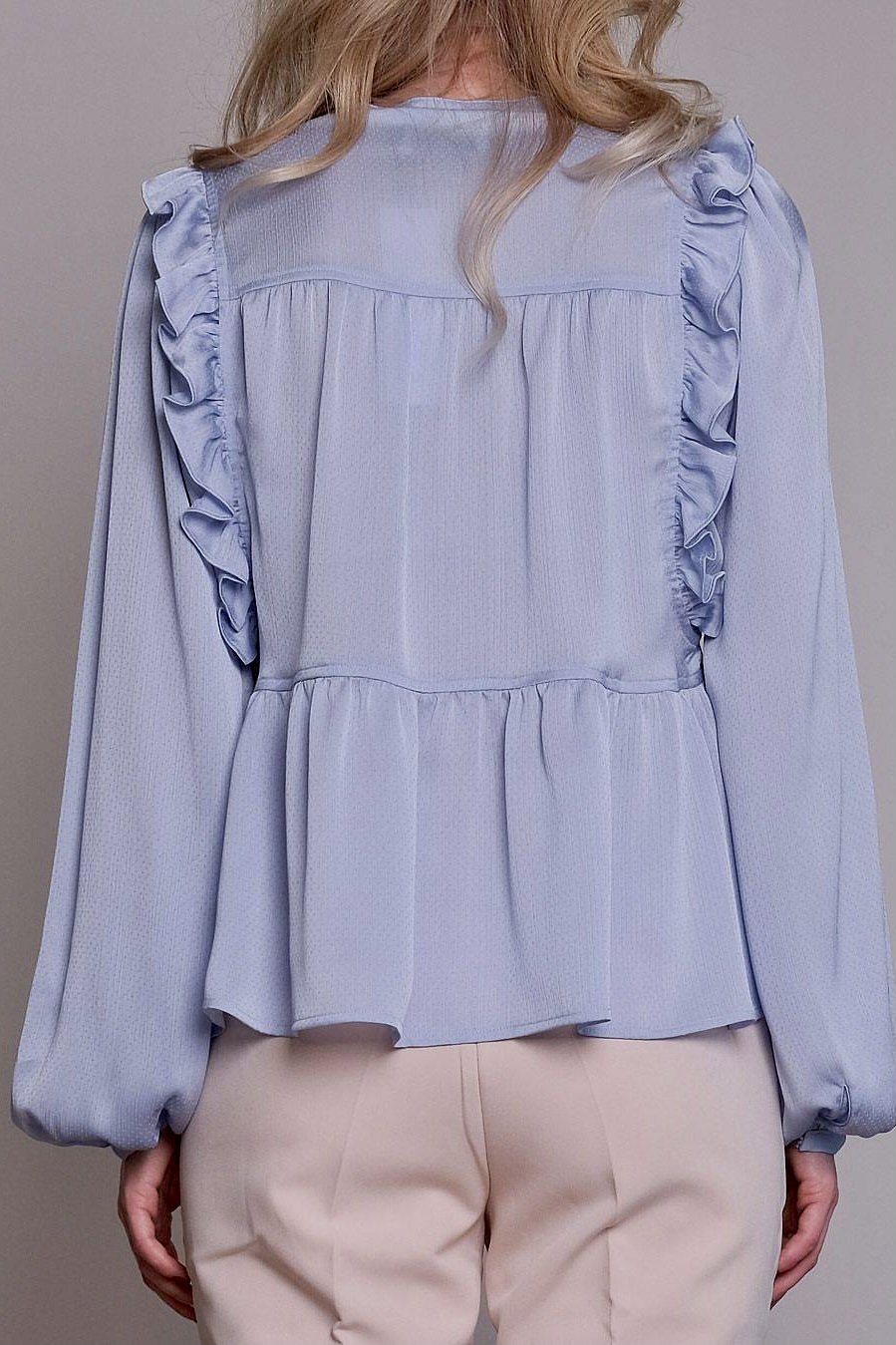 Neo Noir - Celia Solid Blouse Light Blue - 2