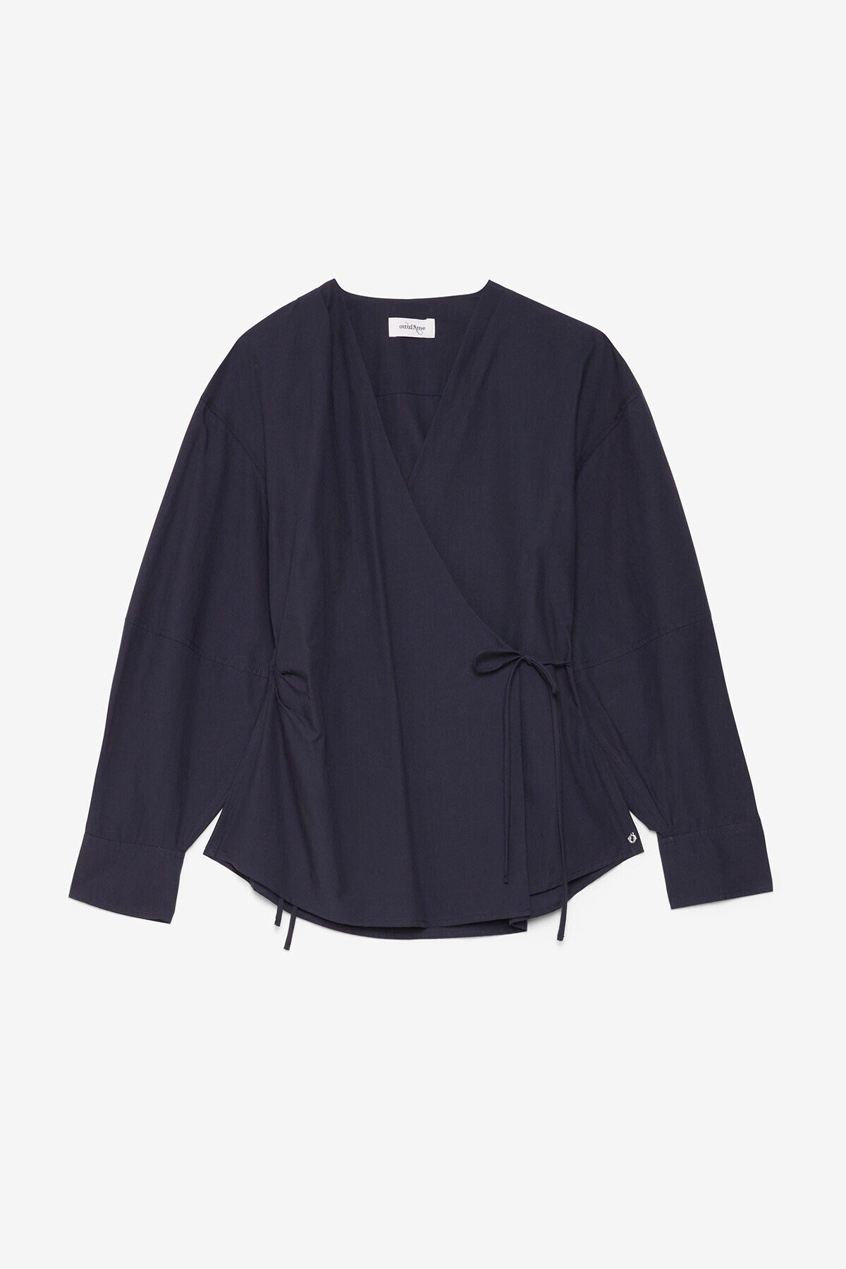 OttodÁme - Cross-Over Poplin Shirt Night - 5