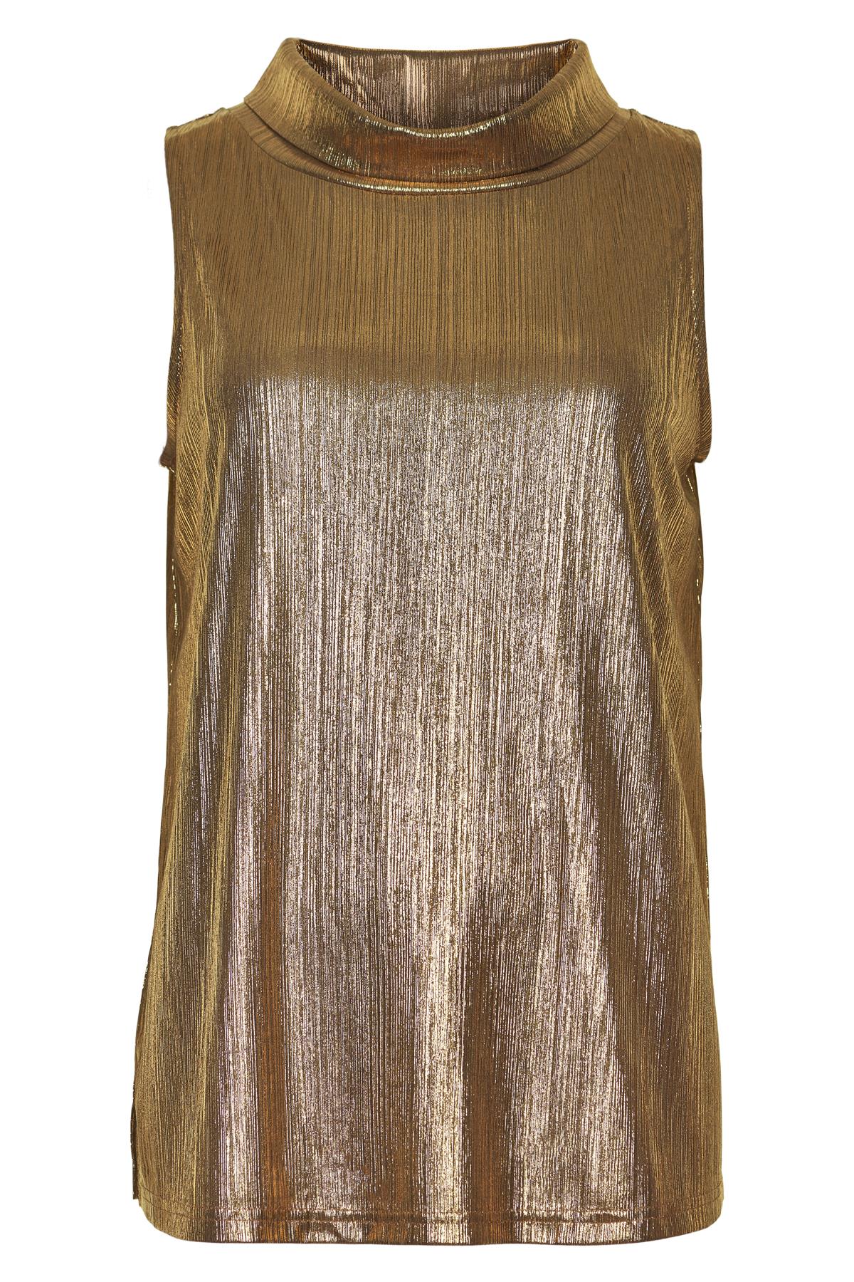 In Front  - Carly Top Gold - 2