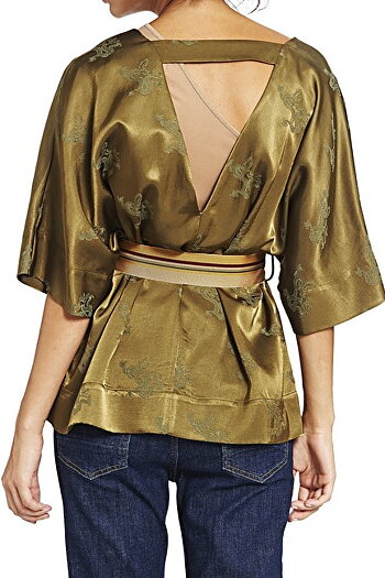 OttodÁme - Kimono Jacket  With Dragon's Embroidery