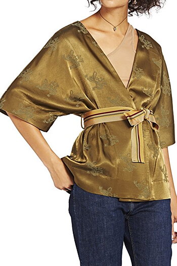 OttodÁme - Kimono Jacket  With Dragon's Embroidery
