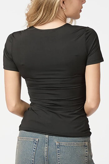 Neo Noir  - Verna Jersey Tee  Black