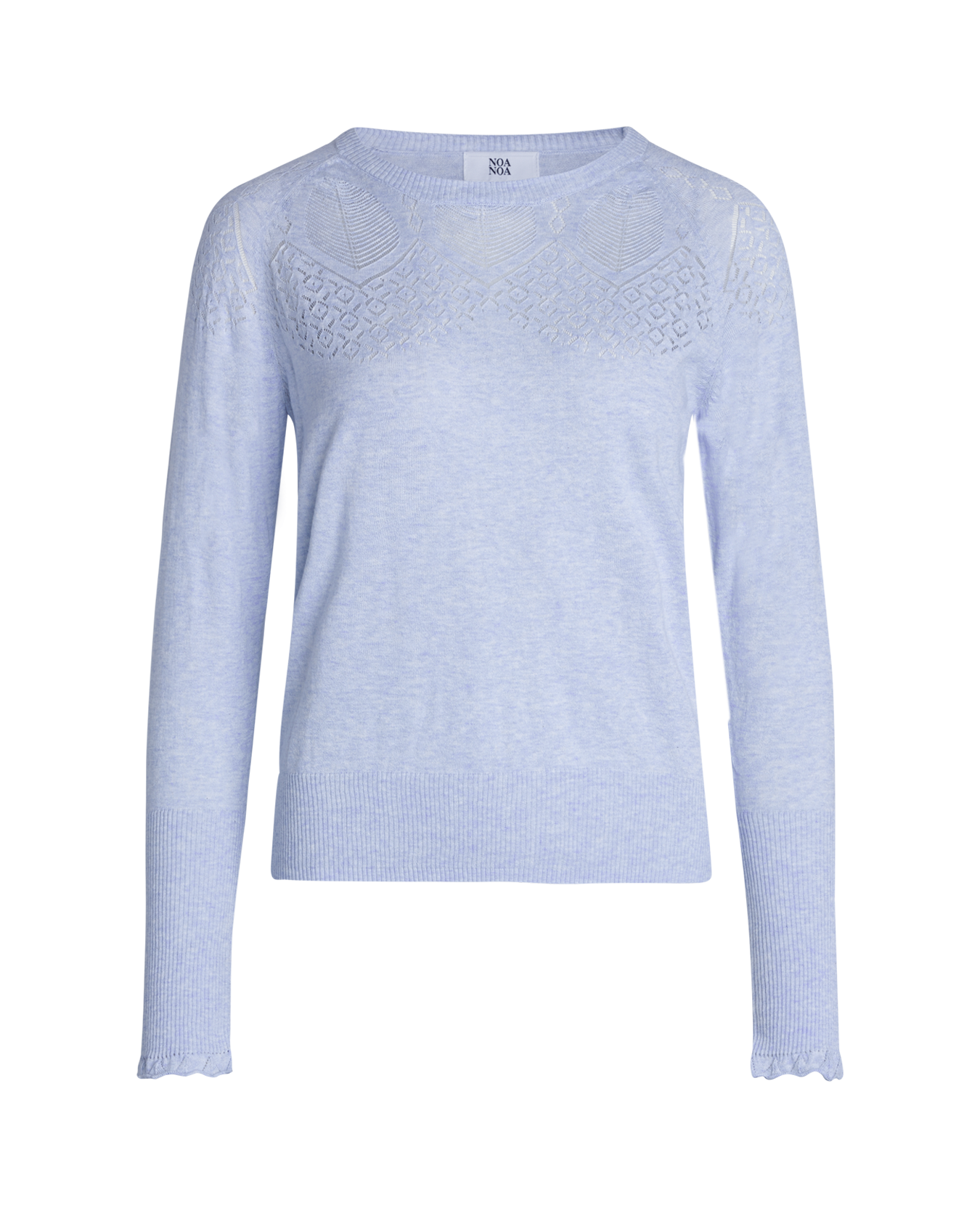 Noa Noa - Essential Cotton Knit Forever Blue Melange