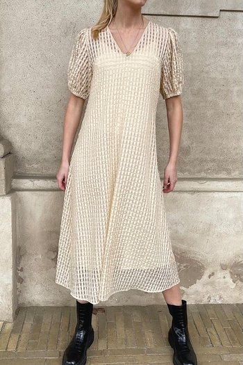 Levéte Room - Nita Dress Light Yellow