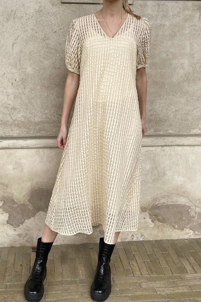 Levéte Room - Nita Dress Light Yellow - 3