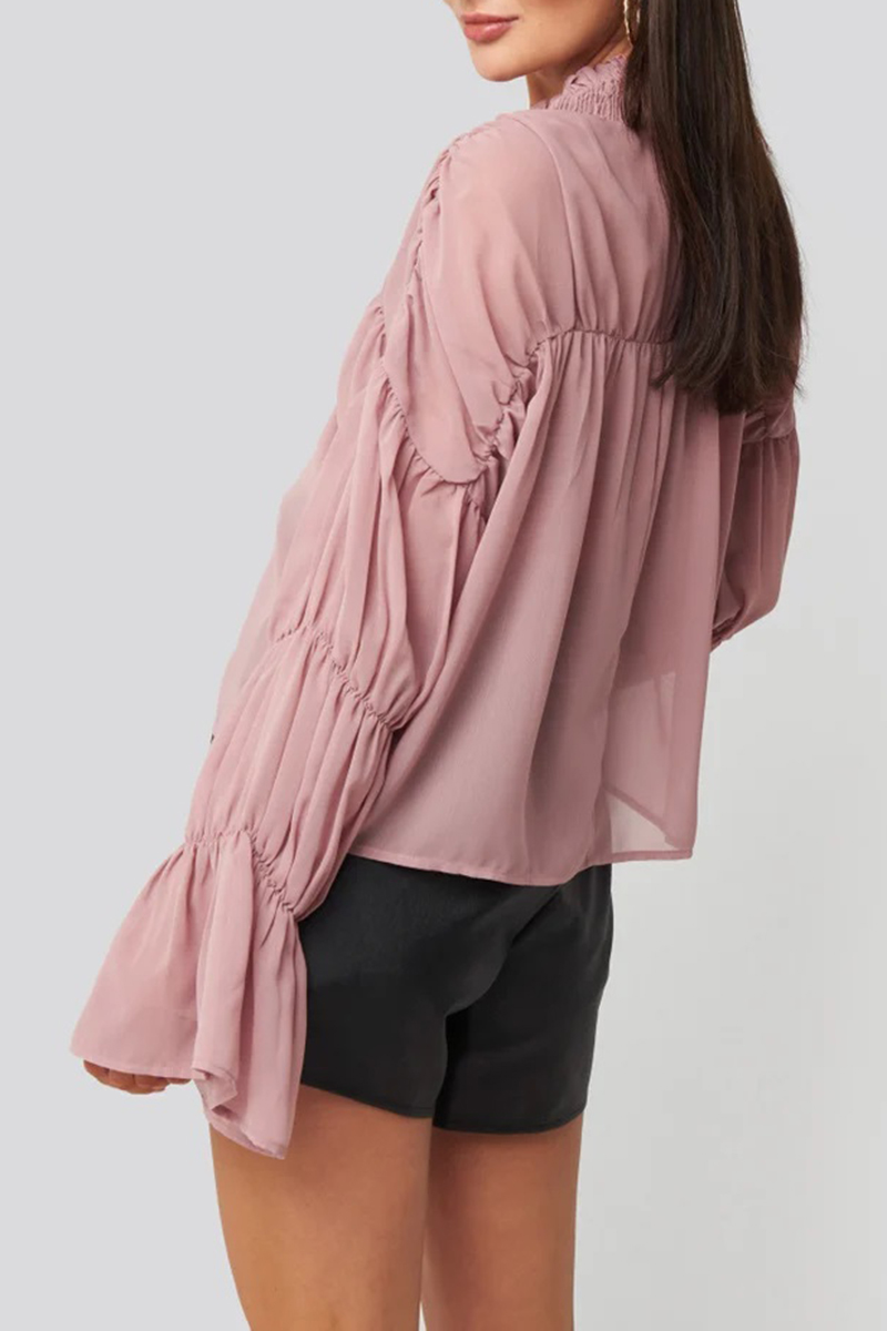 Rut & Circle  - Victoria Blouse Dusty Pink - 2