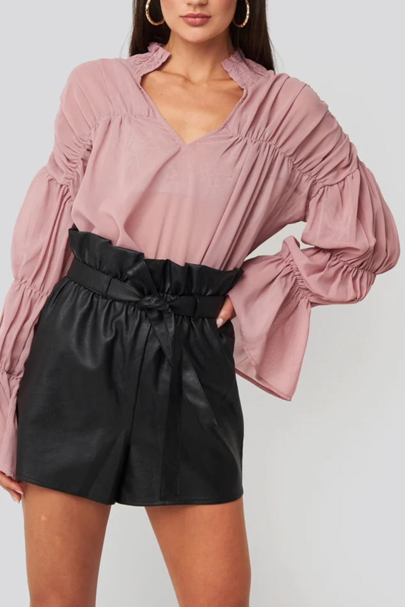 Rut & Circle  - Victoria Blouse Dusty Pink