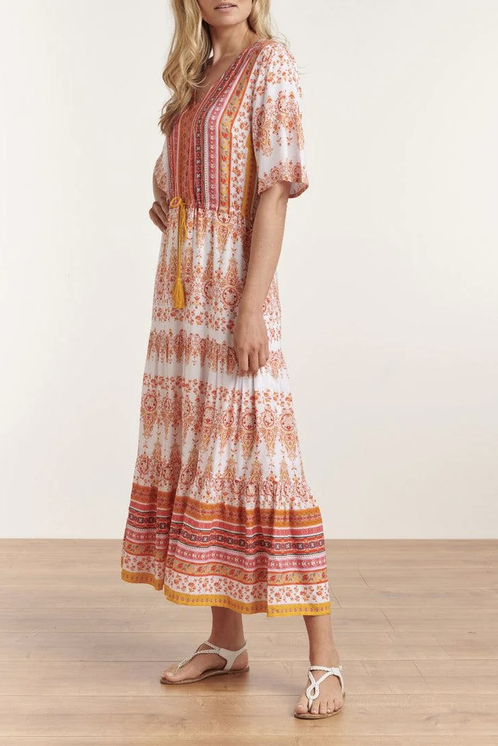 Smashed Lemon - Elegant Ornament Maxidress - 2