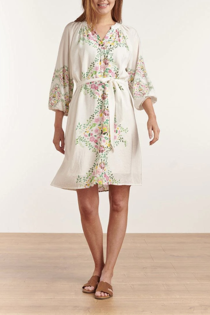 Smashed Lemon - Happy Abstract Dress  - 2