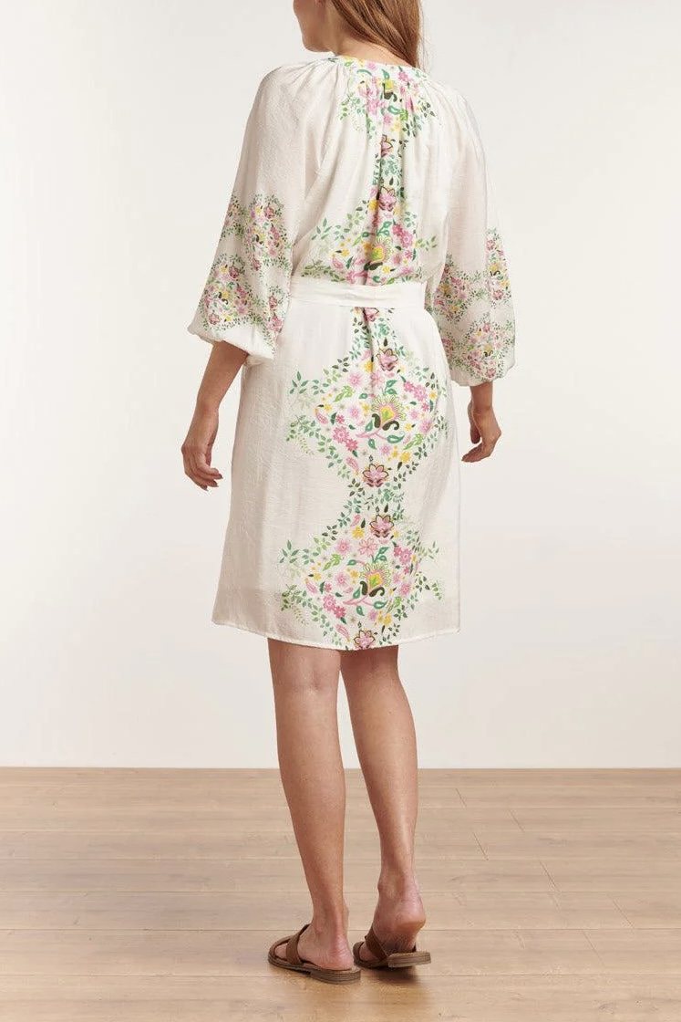 Smashed Lemon - Happy Abstract Dress  - 5