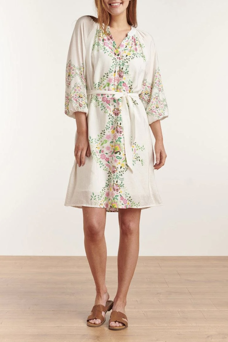 Smashed Lemon - Happy Abstract Dress  - 3