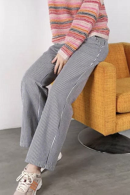 Black Colour - Montreal Box Pant Navy