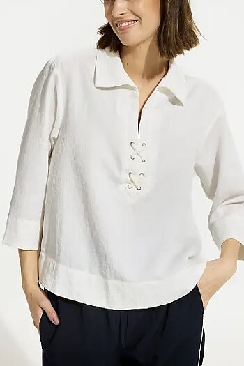  In Front - Bea Blouse White