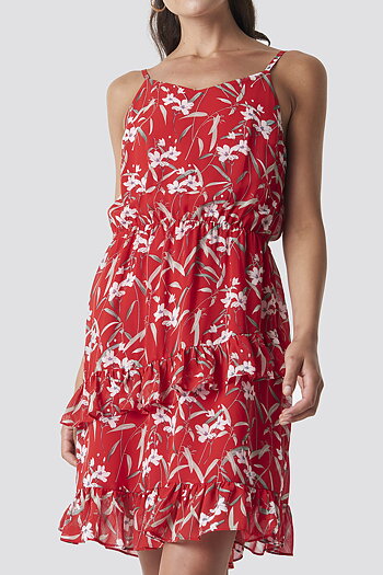 Rut & Circle  - Strap Frill Dress