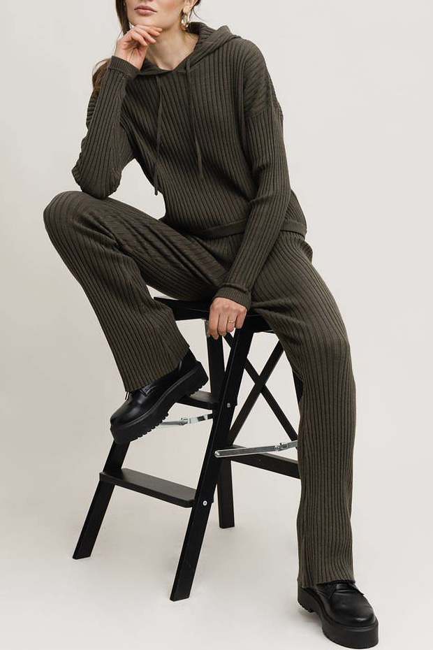 Rut & Circle - Saga Pant Olive Green - 3