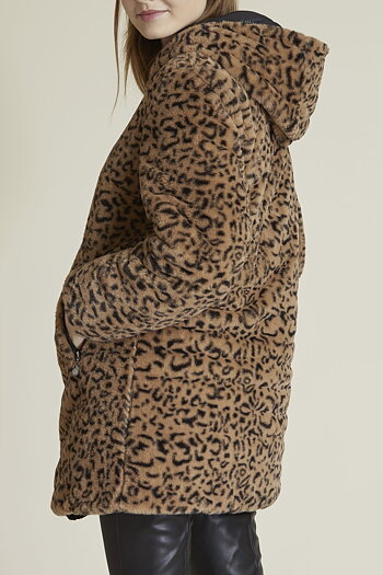 Derhy - Jakota Jacket Black / Leopard