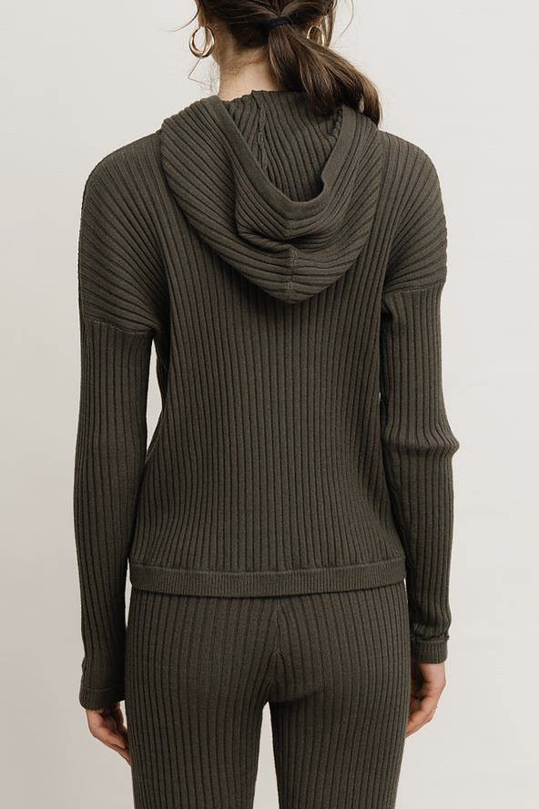 Rut & Circle -  Saga Hoodie Olive Green - 5