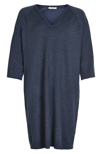  In Front - Camille Knit Dress Blue