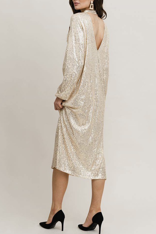 Rut & Circle - Alina Dress Gold - 3