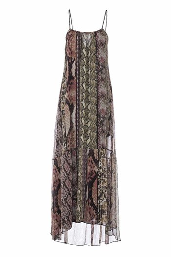 Meme Road - Snake Silky Dress