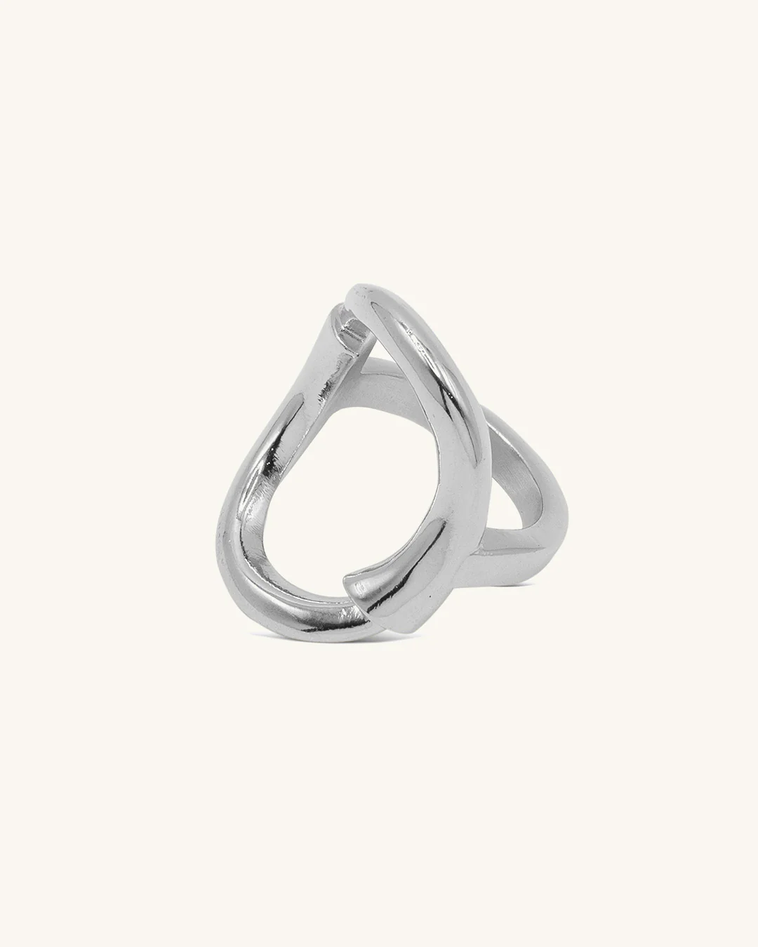 Ciclón - Loop Ring Silver  - 2