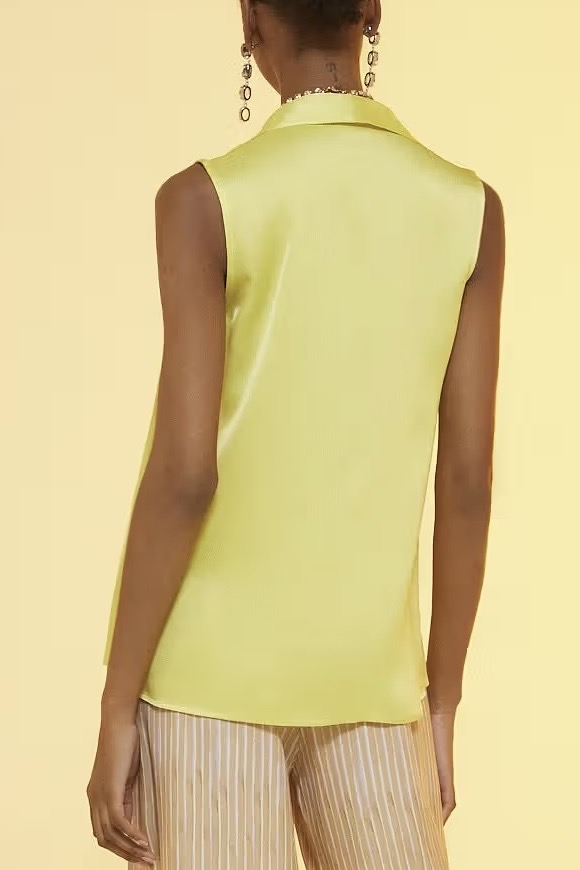 OttodÁme -  Viscose Top With Scarf-Neck Thea - 2