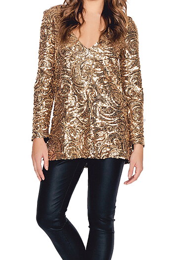 Dry Lake  - Saturn Tunic Gold