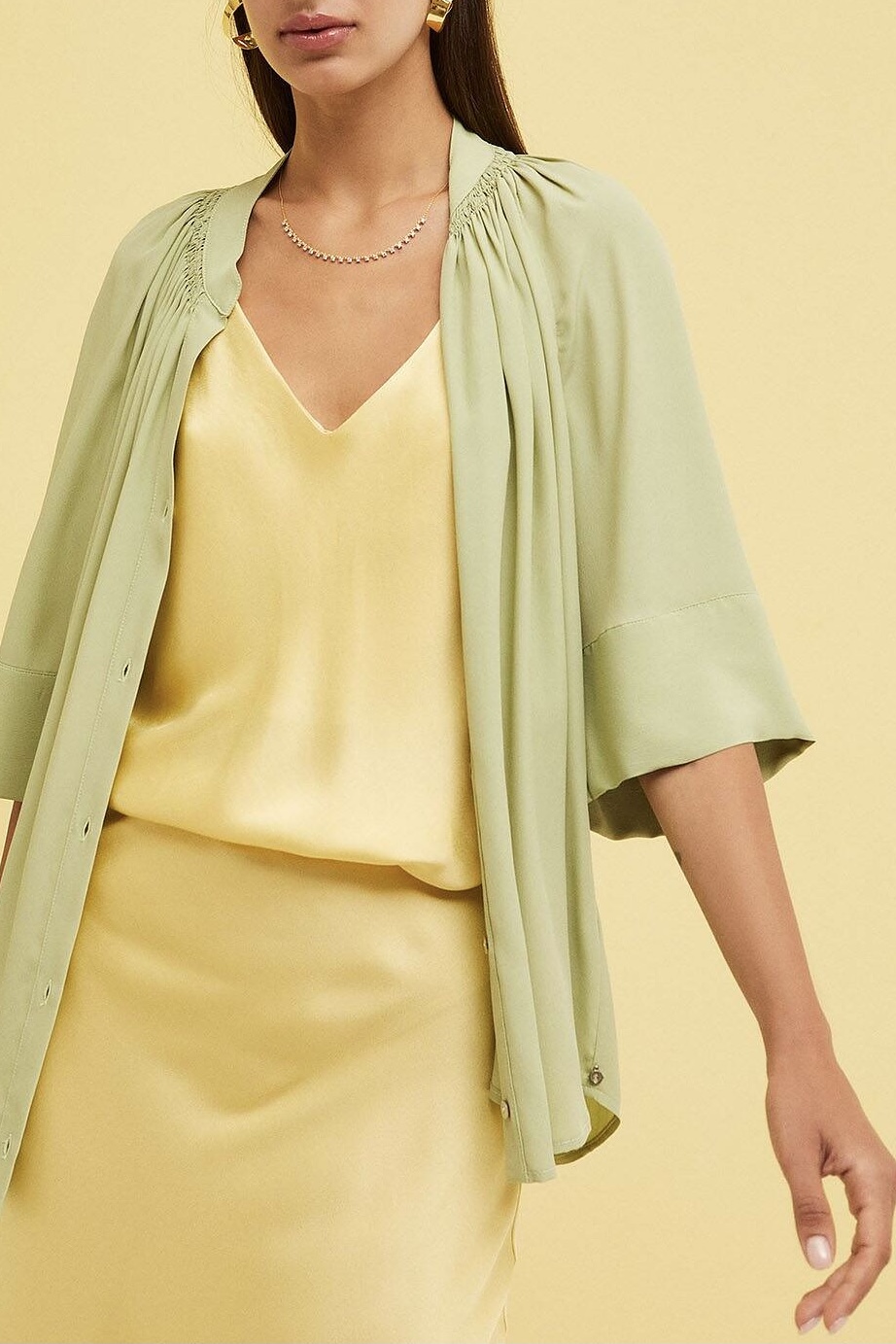 OttodÁme - Floating Blouse In Silk Mix - 3