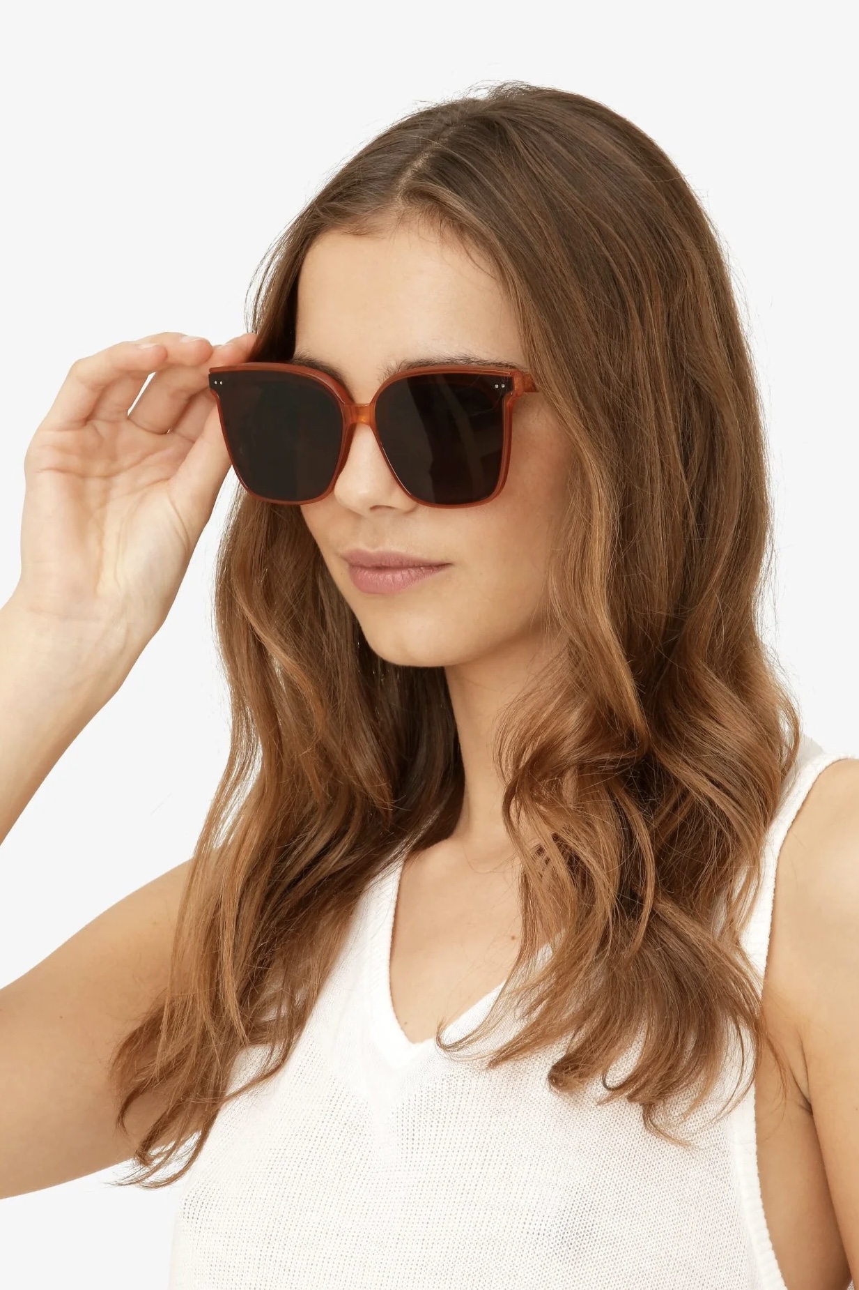 Unmade  Copenhagen - Eliseum Sunglasses Orange