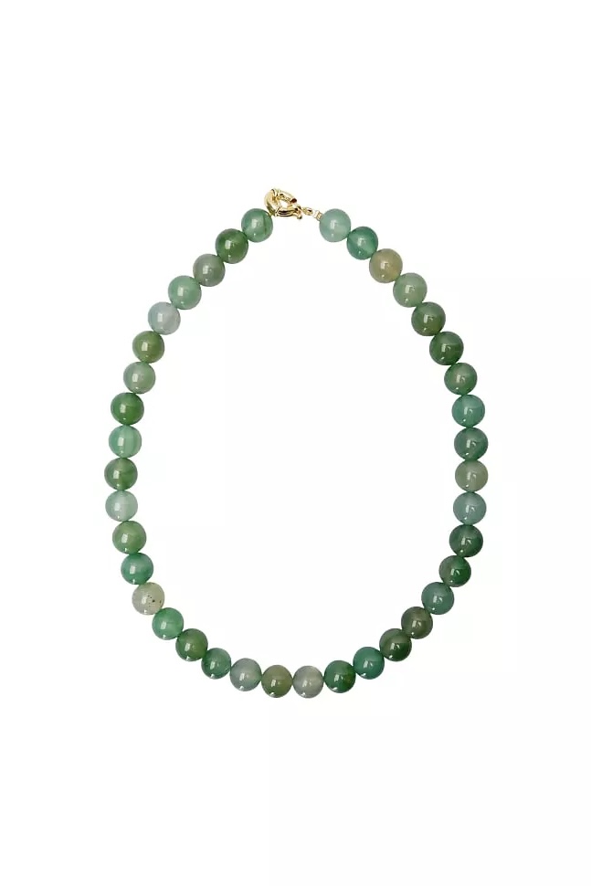 Black Colour - Ezra Necklace Green - 2