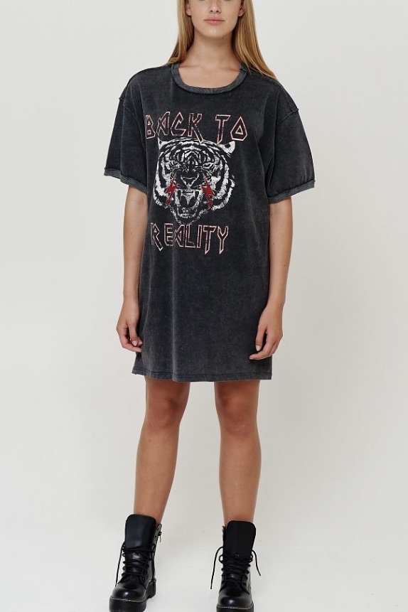 Cotton Candy - Pasquina Dress Black