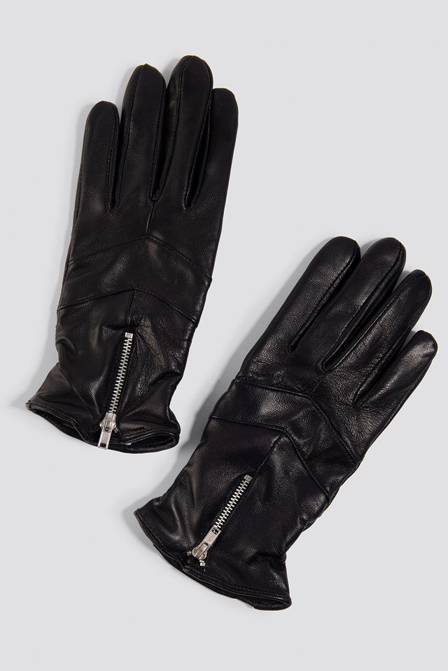Rut & Circel - Zip Leather Glove  - 3