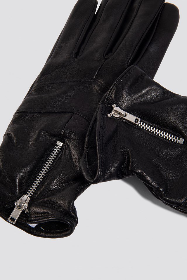 Rut & Circel - Zip Leather Glove  - 4