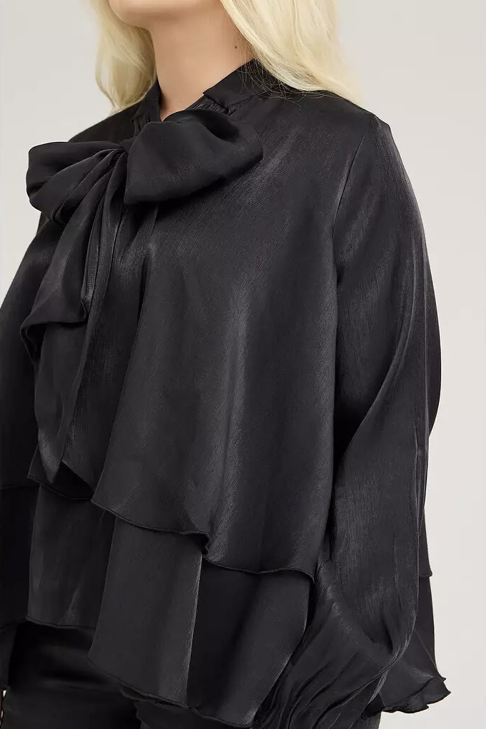A-View - Vilja Blouse Black - 3