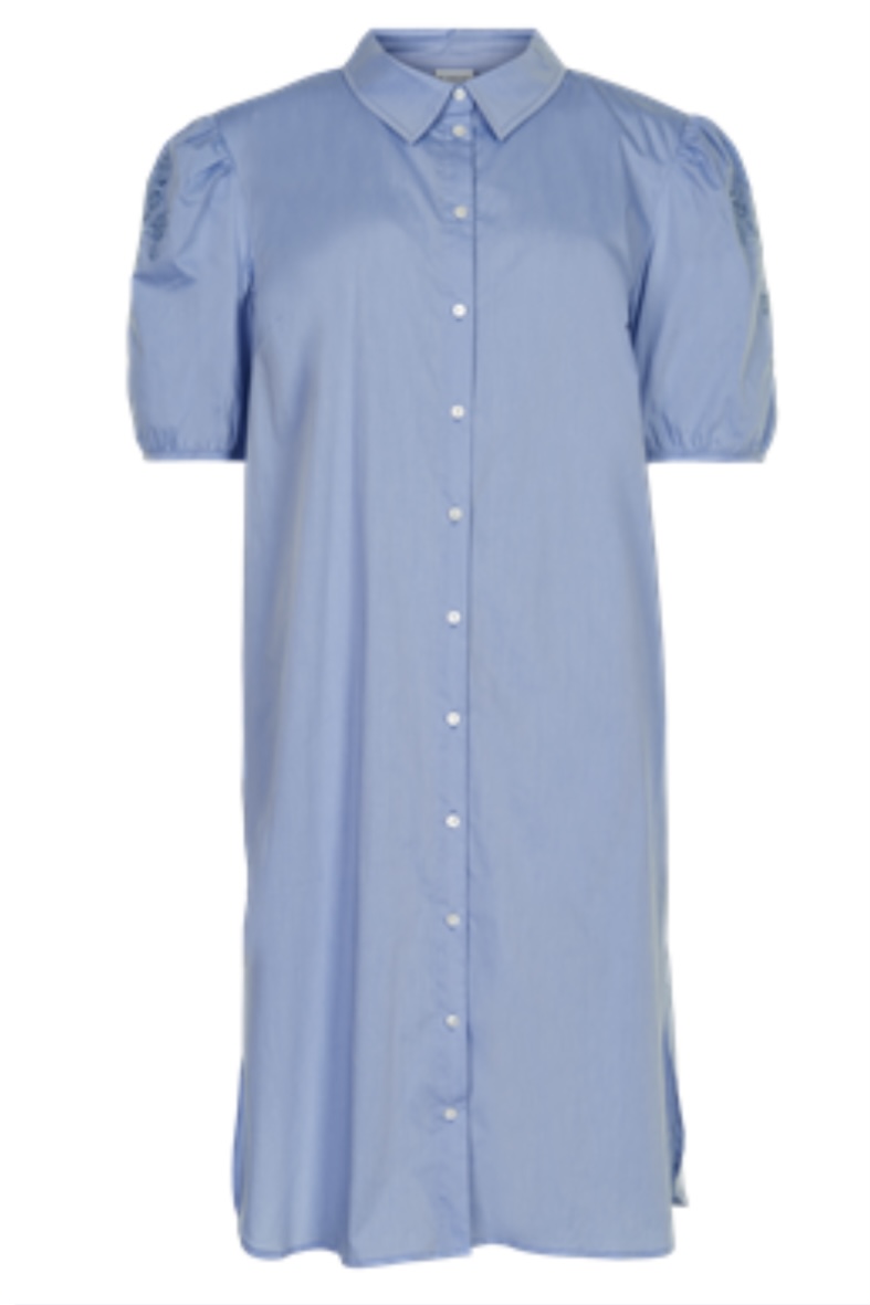 In Front - Jusephine Long Shirt Light Blue - 2