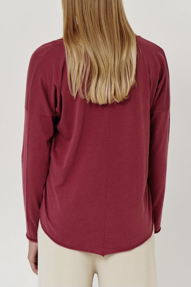 Cotton Candy - Noelle Longsleeves Maroon - 6