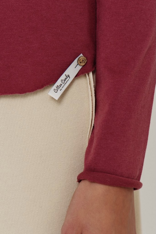Cotton Candy - Noelle Longsleeves Maroon - 8