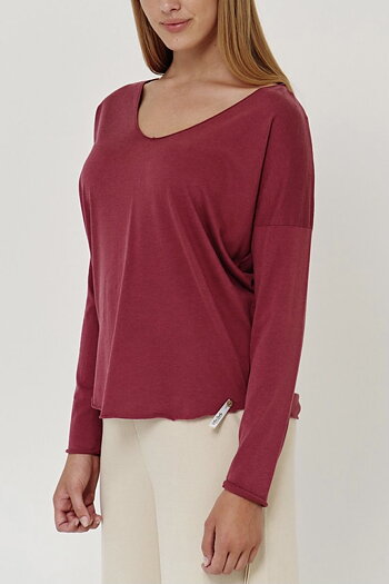 Cotton Candy - Noelle Longsleeves Maroon