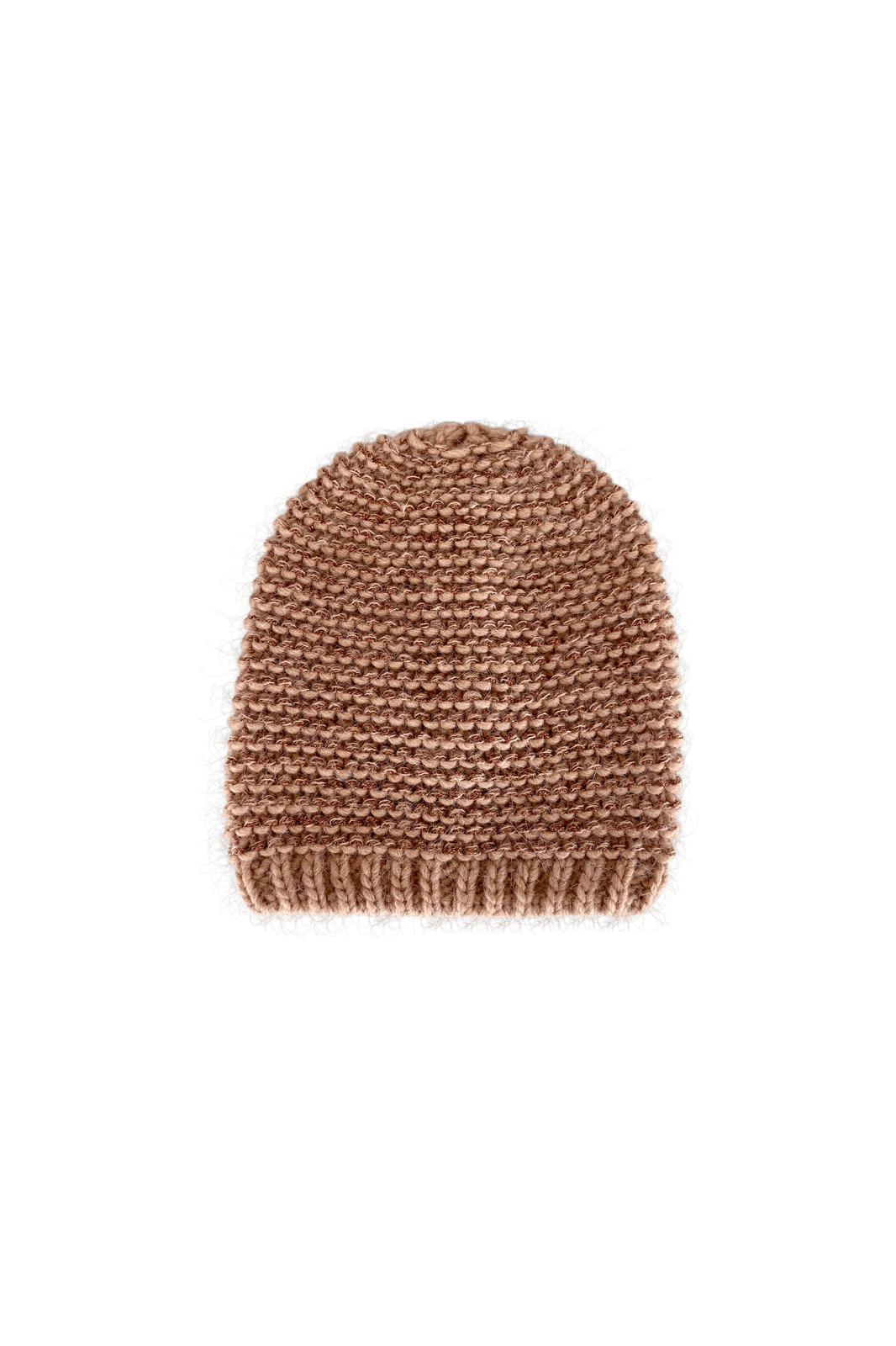 Black Colour - Dina Knitted Hat w/lurex Army & Rose & Karry - 2