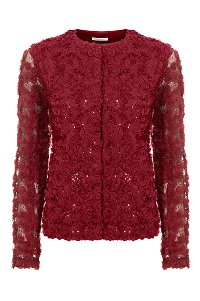 Ida Sjöstedt - Aquila Jacket Dark Red - 2