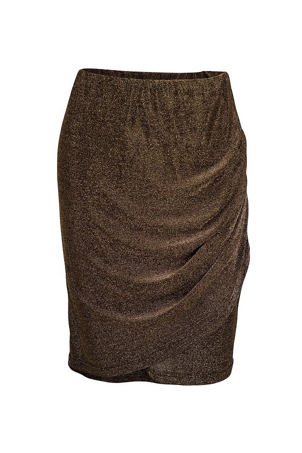 Neo Noir - Katti Lurex Skirt Gold - 2