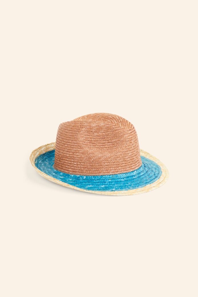 Meme Road - Straw Hat With Ethnic Ribbon