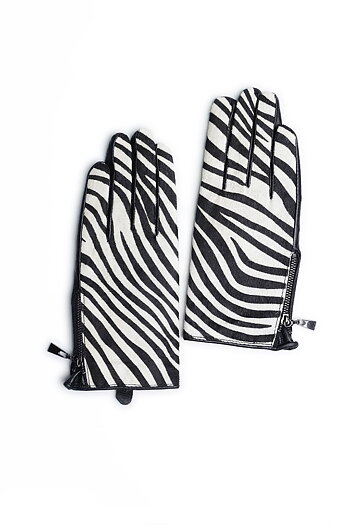 Maya  - Zebra Gloves