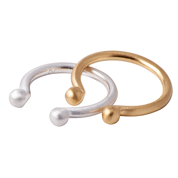 Annica Vallin - Temple Bar Ring Silver & Guld