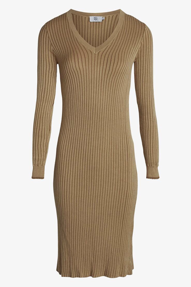 Noa Noa - Viscose Knit Dress Iced Coffee - 3