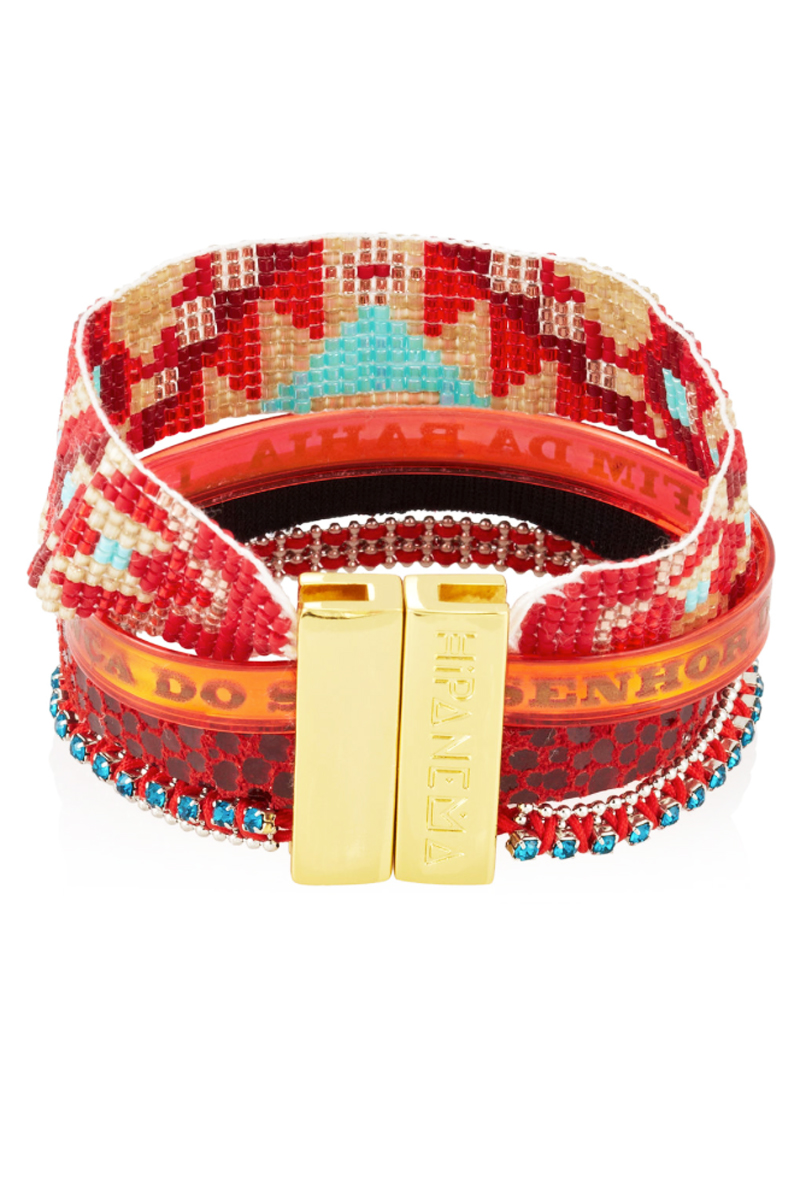 Hipanema  - Armband Parrot Red - 2