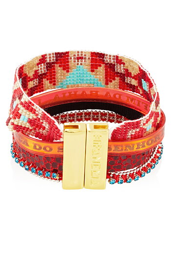 Hipanema  - Armband Parrot Red