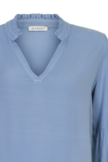  In Front  - Poco Blouse Blue - 4