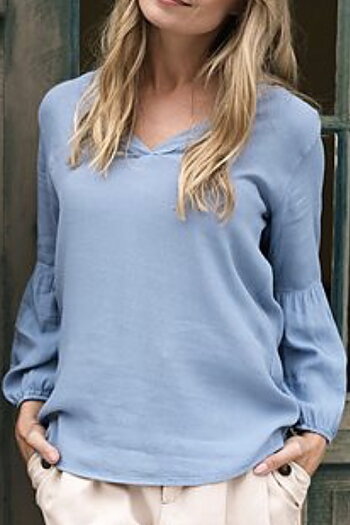  In Front  - Poco Blouse Blue