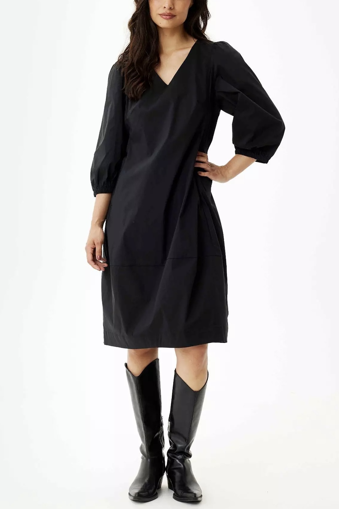  In Front -  Sandra Dress Black